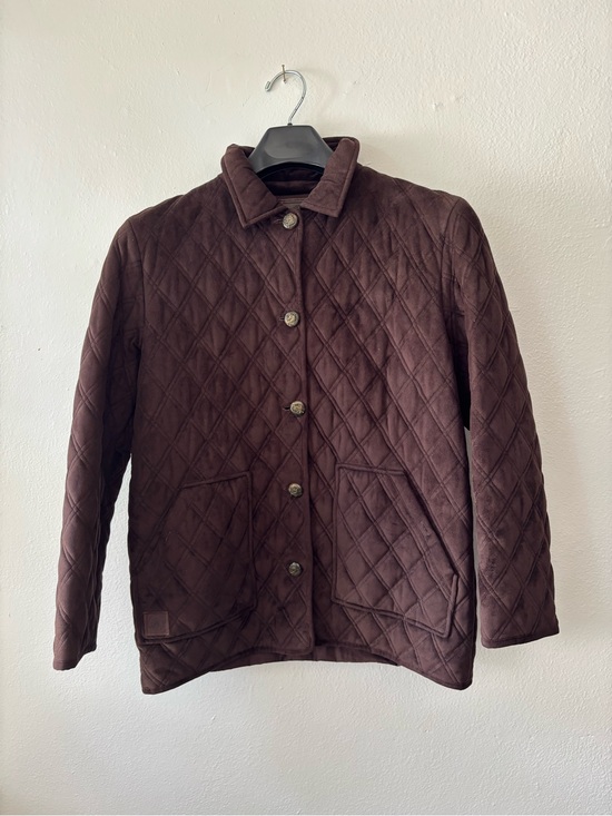 Lauren Ralph Lauren Jackets & Blazers - Lauren Ralph Lauren Quilted Brown Utility Jacket